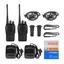 Kit x2 Walkie Talkie Radio Comunicador Recargable con Audífono BF-888S
