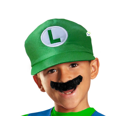 Gorra Mario Bros Disfraz Infantil Caricatura Videojuegos BP03N