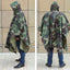 Impermeable Capucha Capa Poncho Camuflado Adultos Protección Lluvia