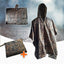 Impermeable Capucha Capa Poncho Camuflado Adultos Protección Lluvia