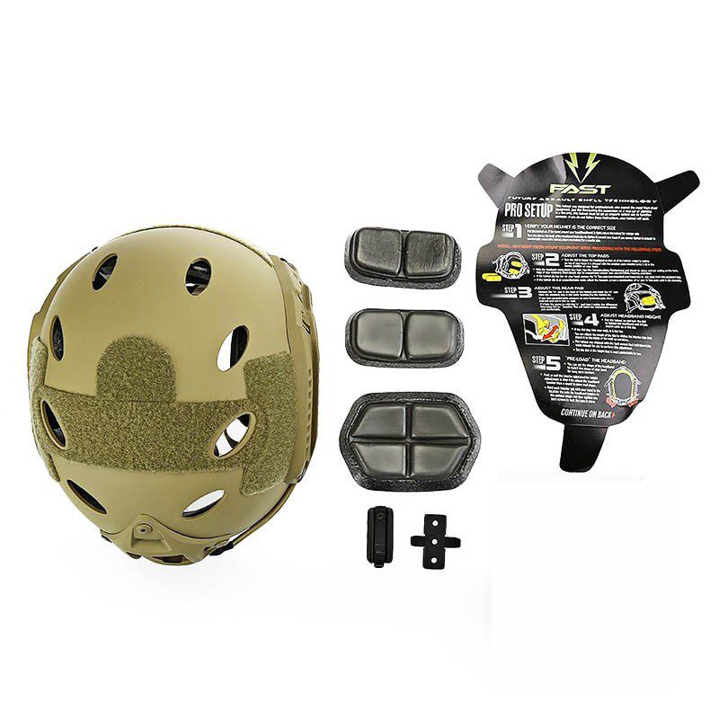 Casco Militar Táctico Ajustable Paintball Airsoft Deportes RF 286