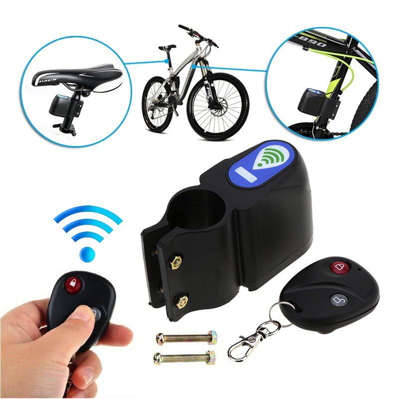 Alarma Bicicleta Sensor De Movimiento Super Sensible + Control Remoto