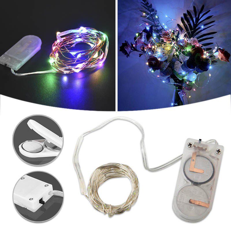 Luces Micro LED Alambre X20 LED Extensión Luz 2 Metros RF ML20