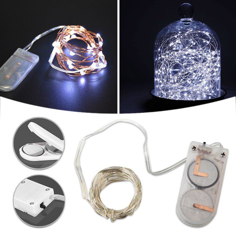 Luces Micro LED Alambre X20 LED Extensión Luz 2 Metros RF ML20