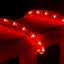 Manguera Luz LED 10 Metros Roja 3 Vías 180 Luces 1694
