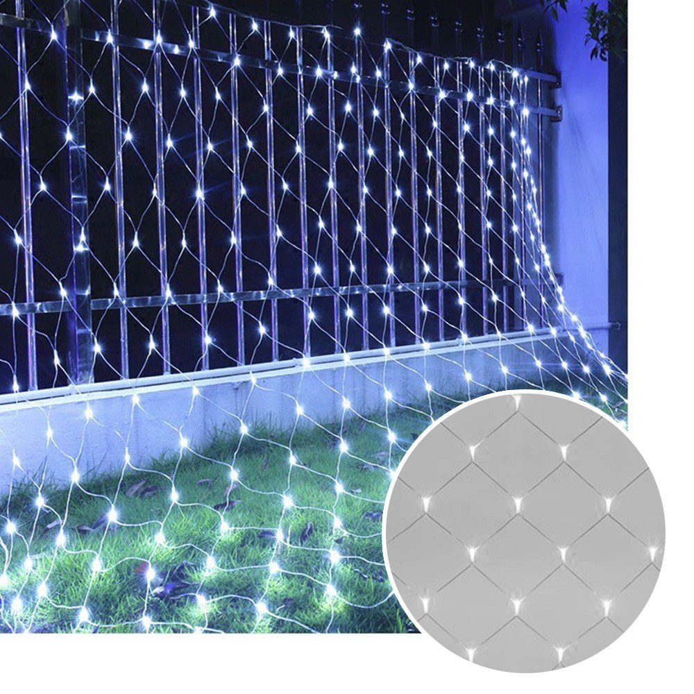 Luces Malla LED 100 Luces 1x1 Metros Luz Navidad RF 100TC-B