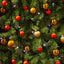 Luces Malla LED 100 Luces 1x1 Metros Luz Navidad Cable Verde RF 100TC-CV