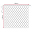 Luces Malla LED 100 Luces 1x1 Metros Luz Navidad Cable Verde RF 100TC-CV