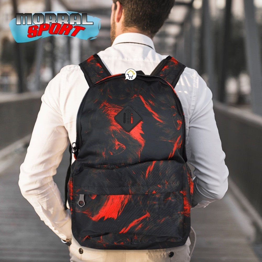 Morral Deportivo Veteado Cósmico Mochila Impermeable Bolso RF LX9