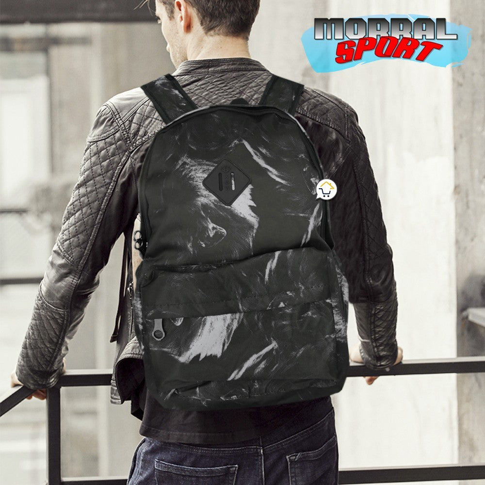 Morral Deportivo Veteado Cósmico Mochila Impermeable Bolso RF LX9