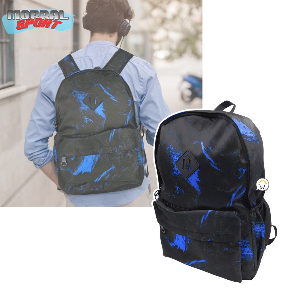 Morral Deportivo Veteado Cósmico Mochila Impermeable Bolso RF LX9