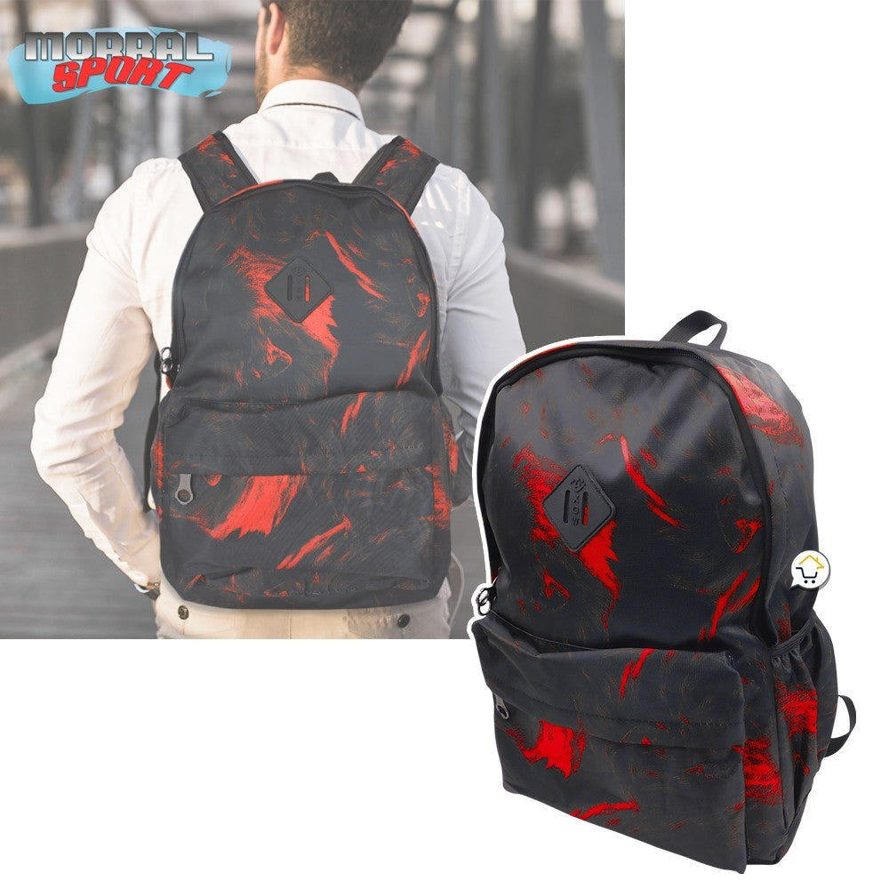 Morral Deportivo Veteado Cósmico Mochila Impermeable Bolso RF LX9