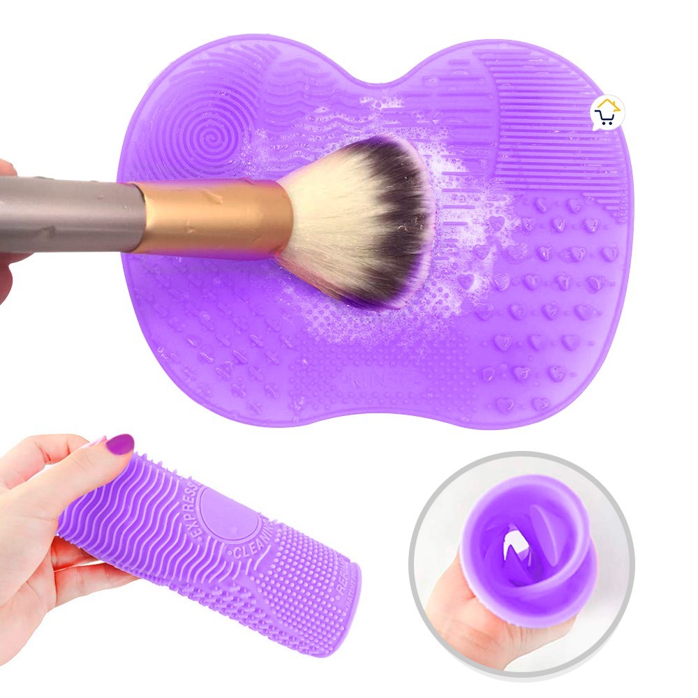 Limpiador Brochas Maquillaje Silicona Profesional Limpieza LP-02