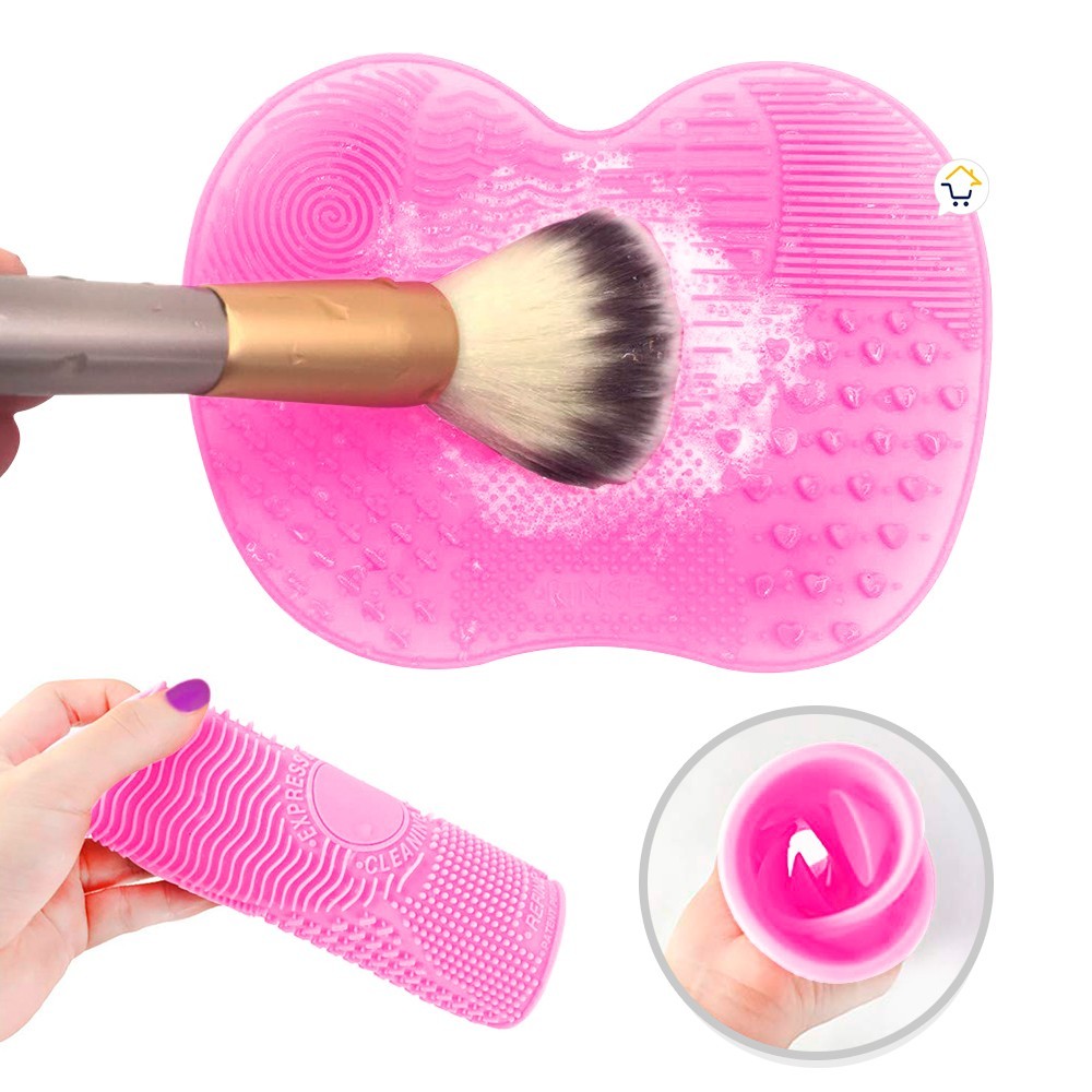 Limpiador Brochas Maquillaje Silicona Profesional Limpieza LP-02