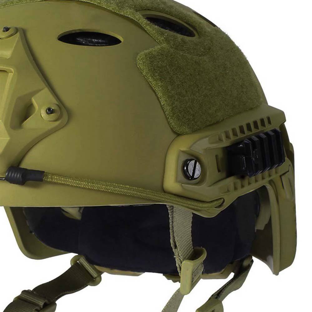 Casco Militar Táctico Ajustable Paintball Airsoft Deportes RF 286