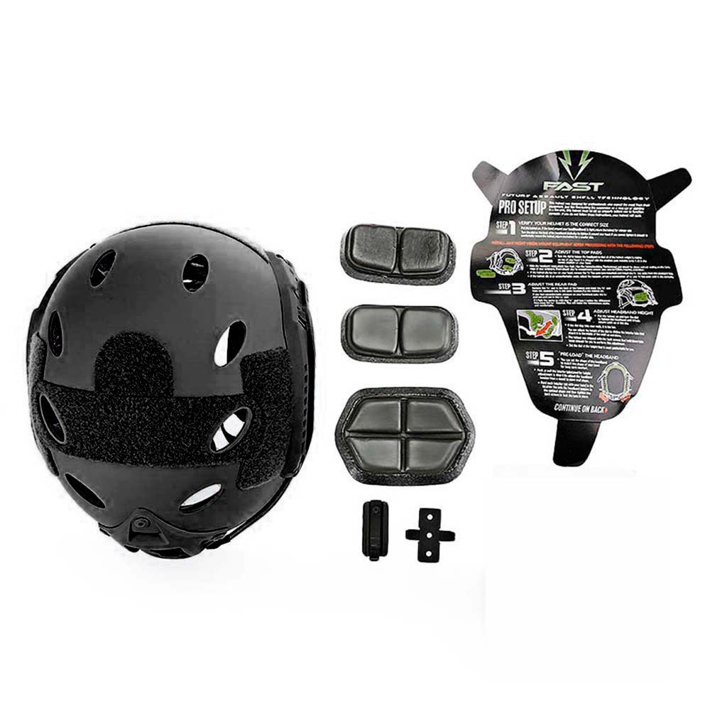 Casco Militar Táctico Ajustable Paintball Airsoft Deportes RF 286