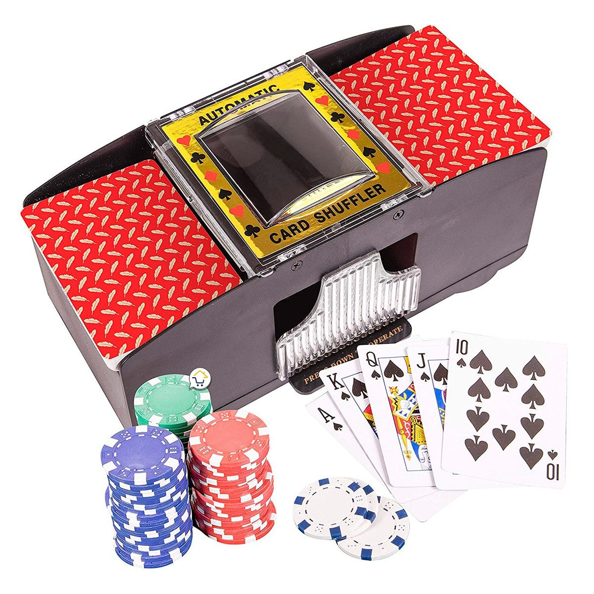 Barajador Cartas Automático Baraja Poker Mezclador PK-05