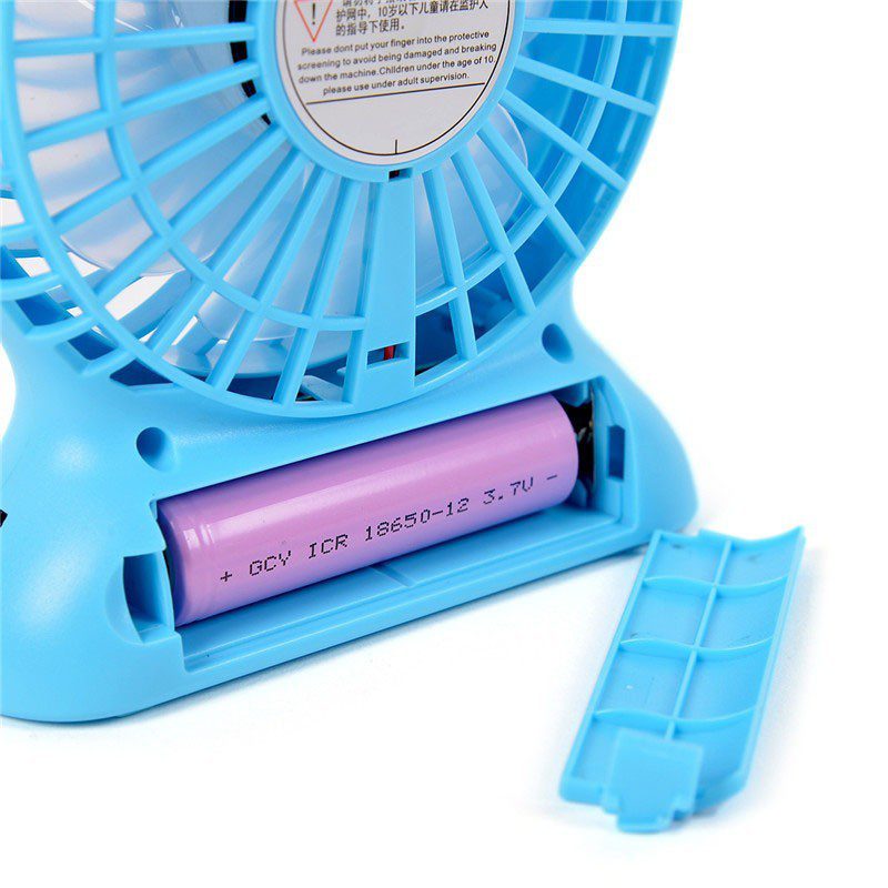 Mini Ventilador Portatil Recargable Bolsillo 3 Velocidades RF 1594 ...