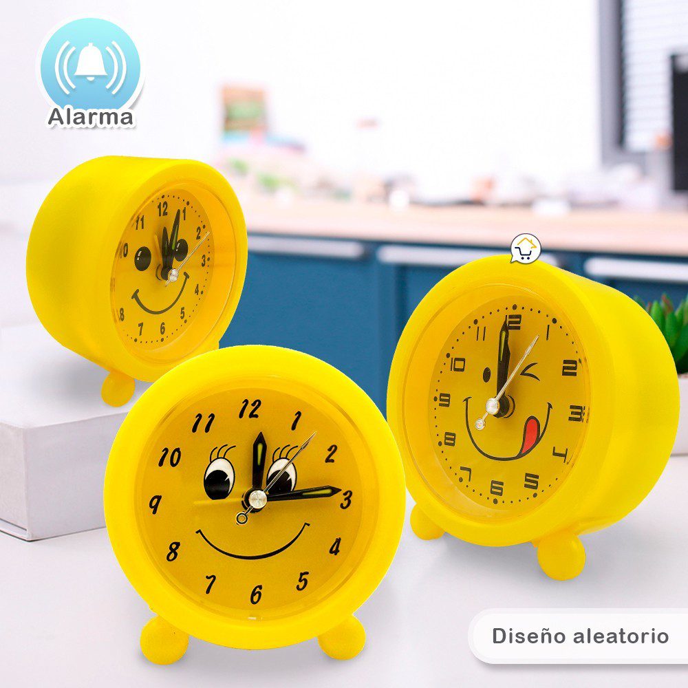 Reloj de Mesa Despertador Pequeño Alarma Niños AG-133