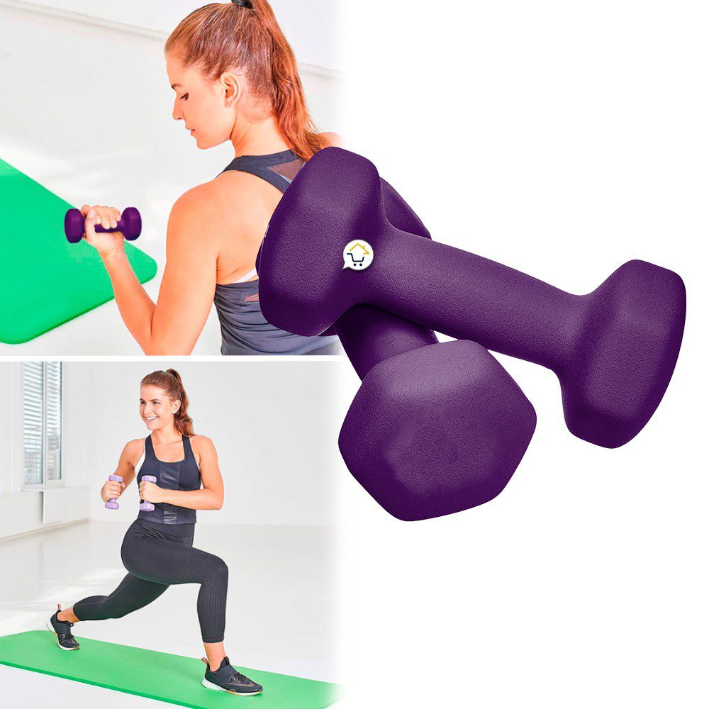 De Entrenamiento Gimnasia Con Mancuernas En Casa Ejercicio Pesas