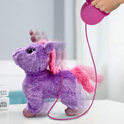 Unicornio Peluche Control Remoto Sonidos Y Movimiento MG010