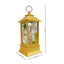 Pesebre Farol Vela Navideño Dorado Luz LED Navidad 0462VLD