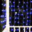 Cortina Luz Led 10 m Extensión Navidad 360 Luces Azul 2072