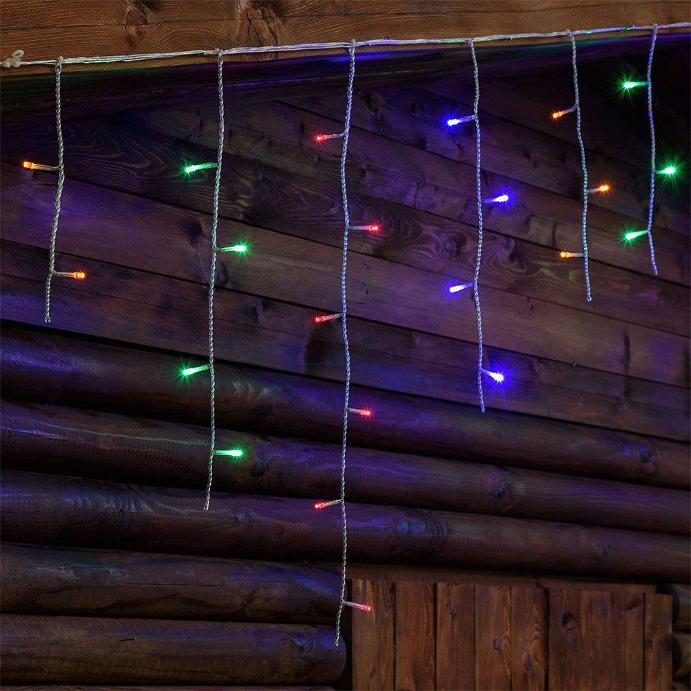 Cortina LED Intercalada 6 Mts 200L Navidad Multicolor 200LEDCM3