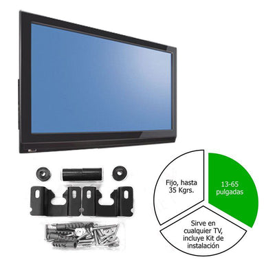 Soporte Fijo TV 13 - 65 Pulgadas Soporte 35 Kg LED - LCD - Plasma Ref. IMLCD06