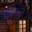 Cortina LED Intercalada 9 m 300 Luces Navidad Multicolor 300LEDCM3