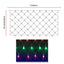 Extensión Luz Led Cenefa 100 LED 3 Metros Luces Navidad Multicolor 2162