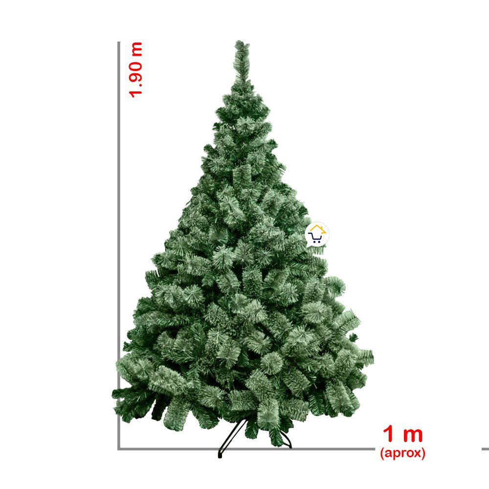 Árbol Navidad Clásico 190 cm Tupido Frondoso + Estrella  VERONA