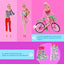 Muñeca Articulada Musical Fashion con Bicicleta Niñas HB017