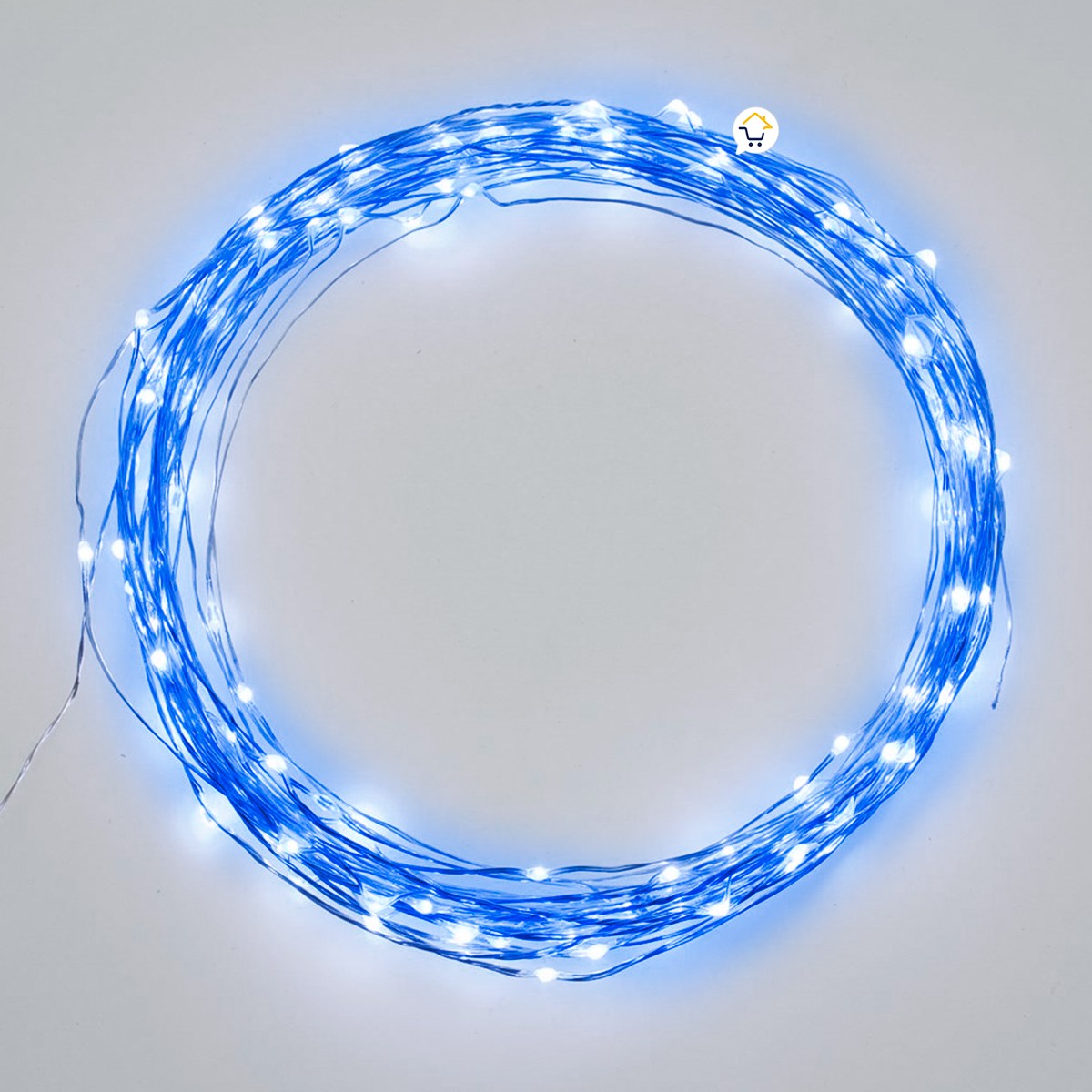 Extensión Micro LED Lineal 20 m 200 Luces Navidad Azul 1552