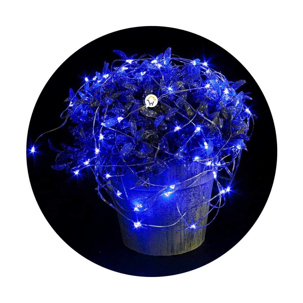 Extensión Micro LED Lineal 20 m 200 Luces Navidad Azul 1552