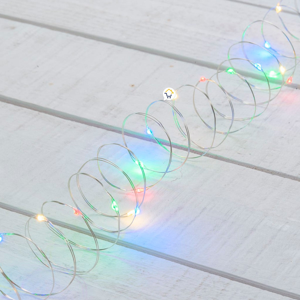 Extensión Micro LED Lineal 20 m 200 Luces Navidad Multicolor 1553