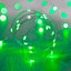 Extensión Micro LED Lineal 20 m 200 Luces Navidad Verde 1554