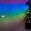Cortina Micro LED Intercalada 3 m 100 LED Extensión Navidad Multicolor SJ6834M