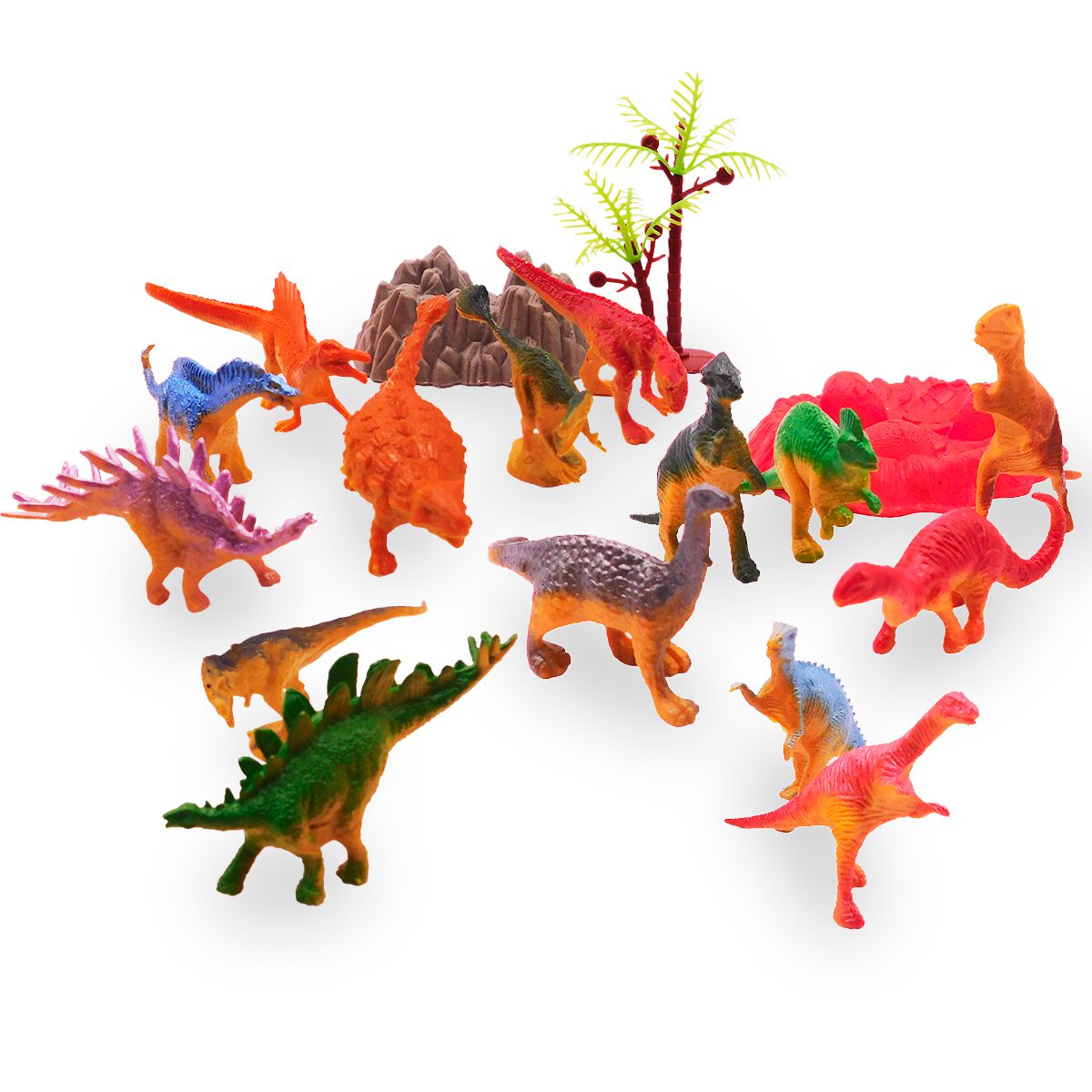 Set Figuras Dinosaurios X8 Juguete Didáctico Colección Niños GM1911-121