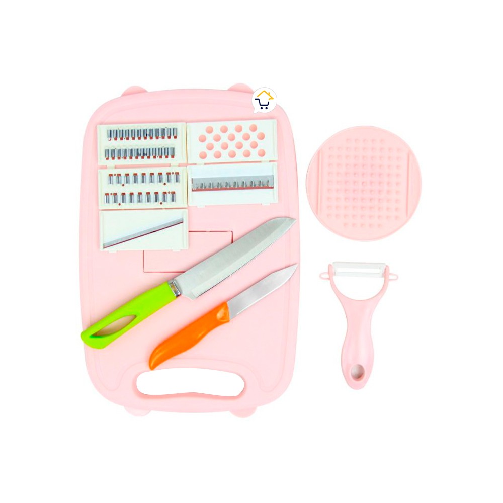 Tabla De Cortar Multifuncional 9 En 1 Rallador Colador JSM105
