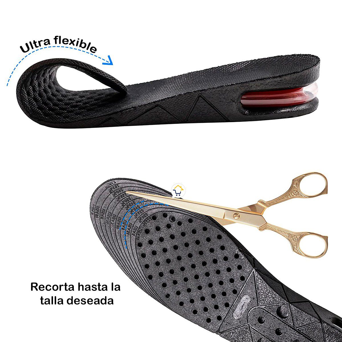 Plantilla Zapatos Ortopédica Aumenta Estatura Hasta 5 cm – Cómpralo en casa