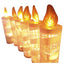 Velas Luces LED Navidad Decoración Hogar x 6 Unidades