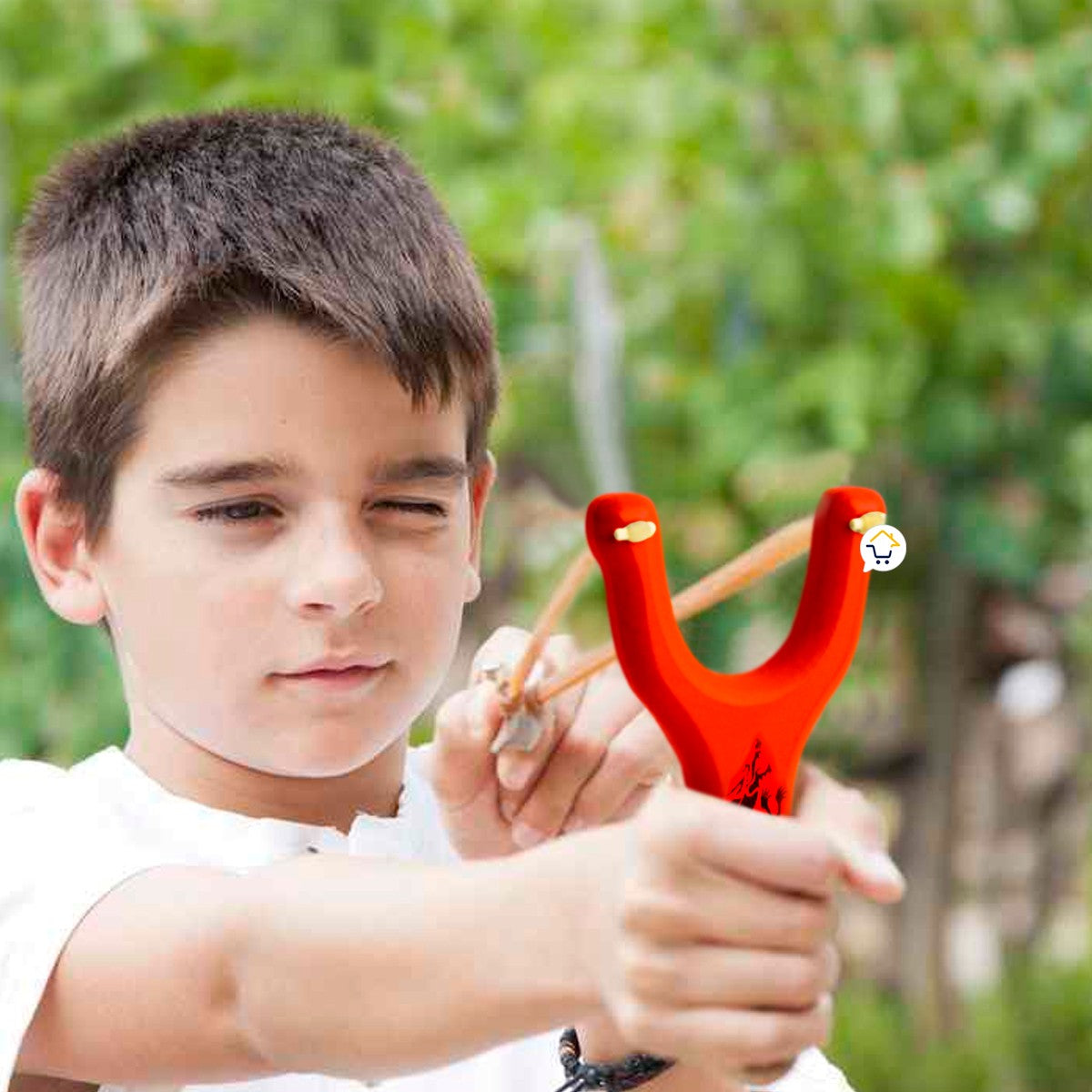 Resortera Madera Cauchera Tirachinas Juguete Niños SG3