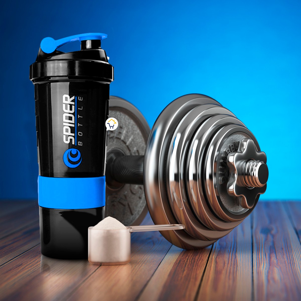 Termo Mezclador Proteína Shaker 500ml 3 - 1 Batidos OF379AZC