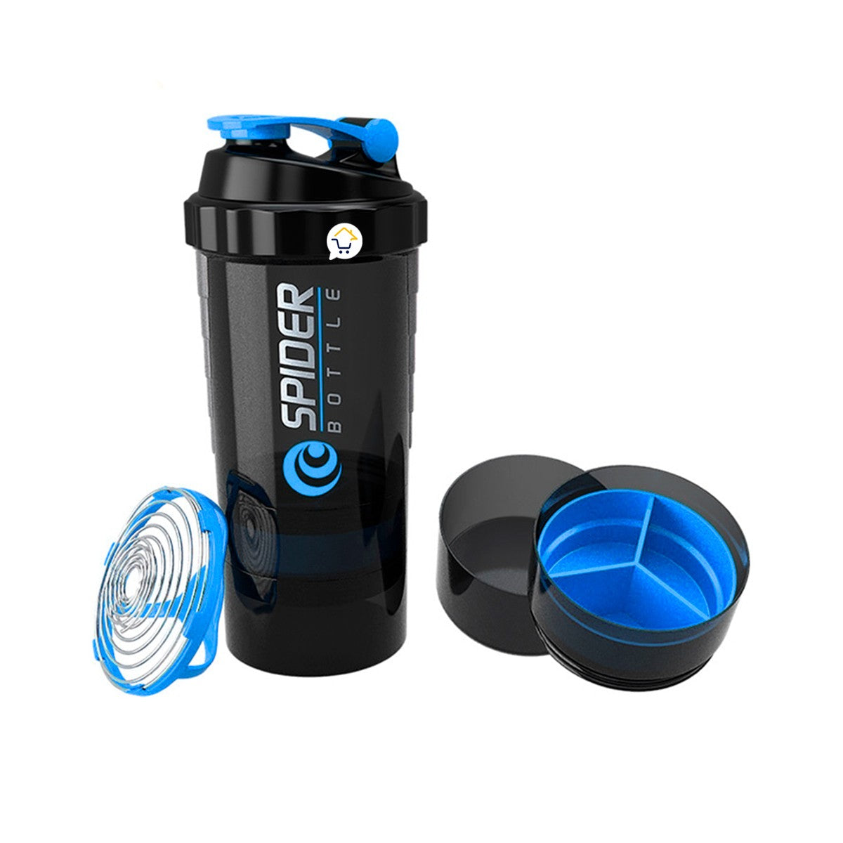 Termo Mezclador Proteína Shaker 500ml 3 - 1 Batidos OF379