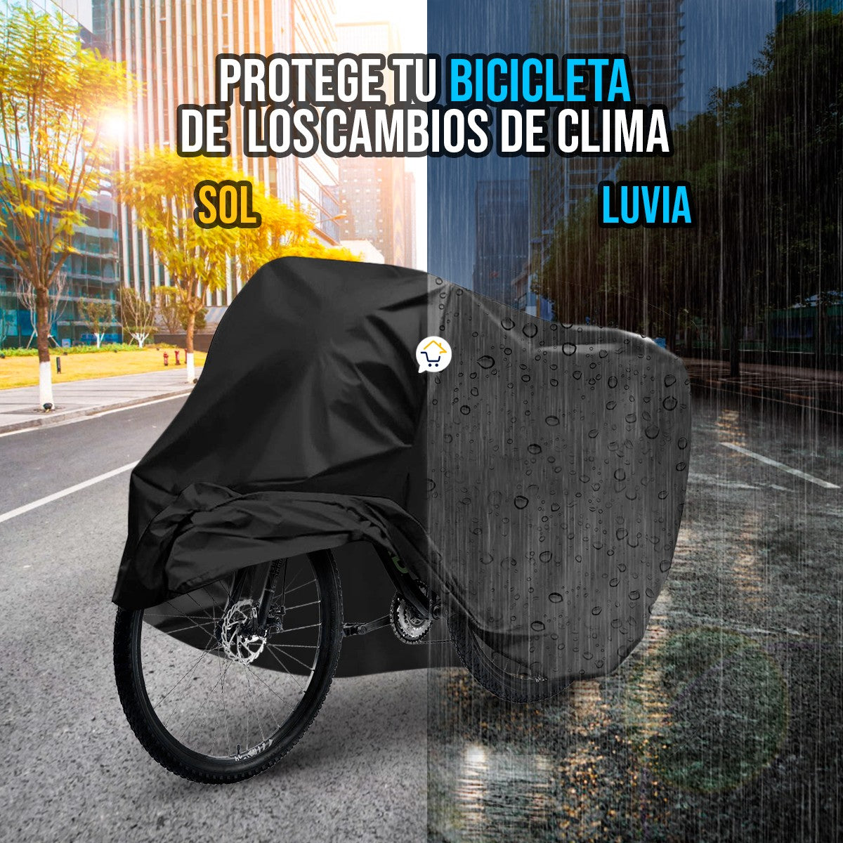 Cobertor impermeable para online bicicleta