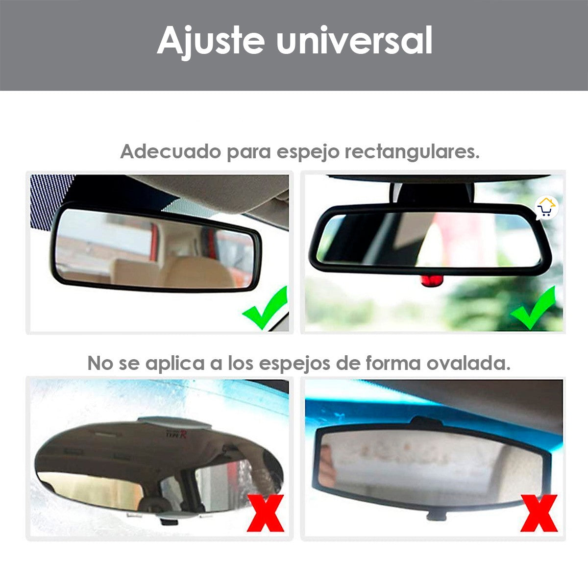 Woleyi Soporte Móvil Coche, Soporte Para Teléfono Con Espejo Retrovisor