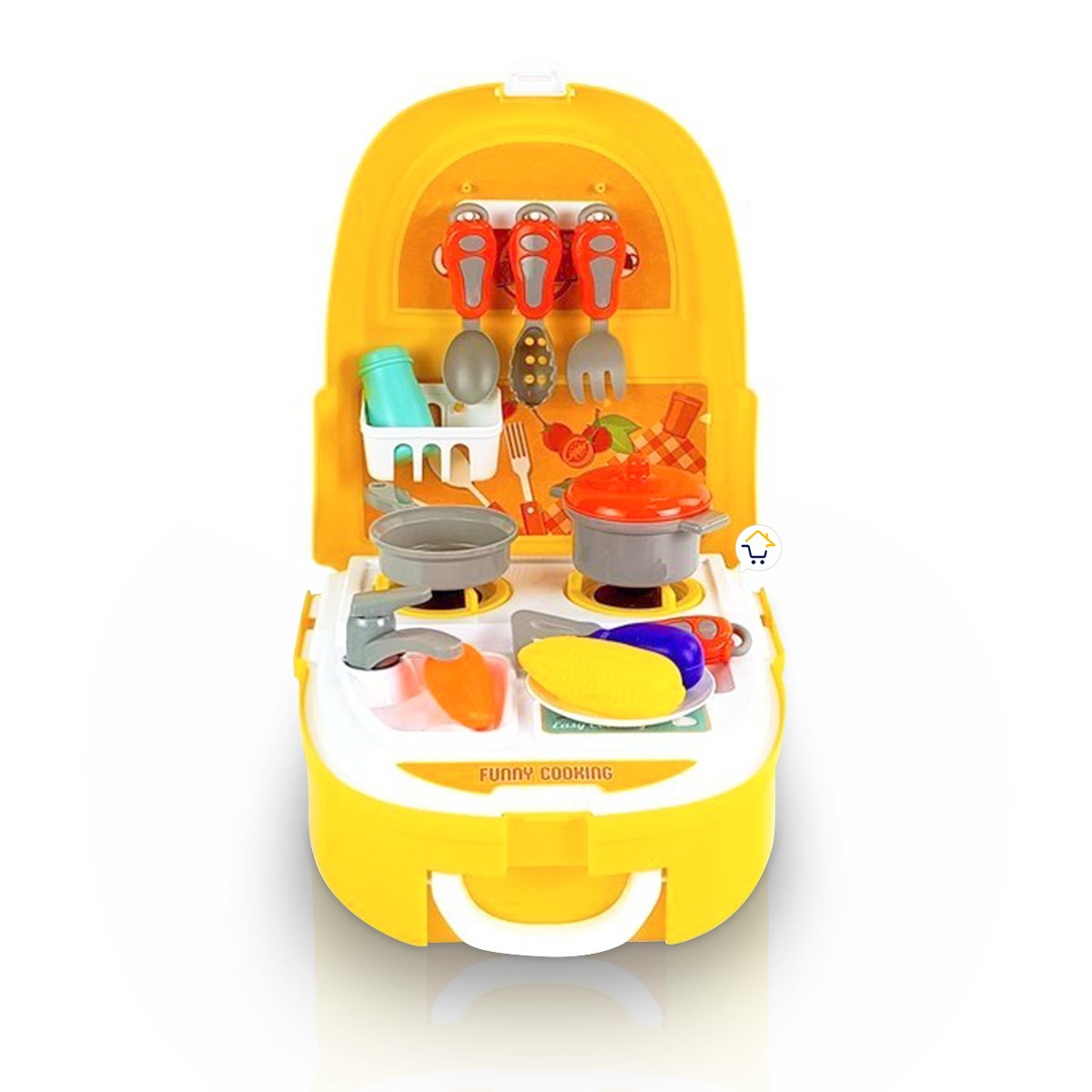 Cocina Maleta Chef Juguete 2 en 1 Didáctico Cocinero Niños 7F705