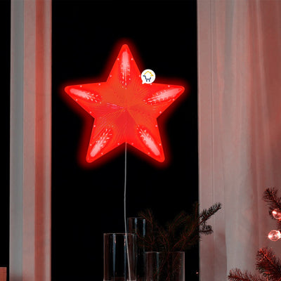 Estrella Luz LED Grande Ventana Puerta Navidad 2295RO