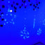 Luces Led Estrellas y Copos 260 Luces 3m Navidad Azul 1629AZ